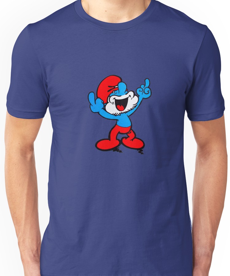 the smurfs shirt